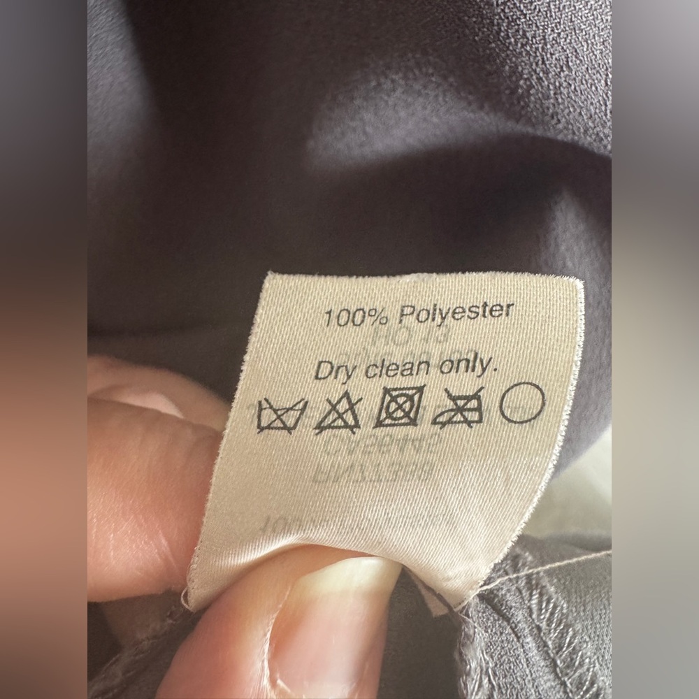 MADEWELL Pintuck Bib Front Gray Dress with POCKETS! Size 14, Like New, No Flaws! - Picture 10 of 10
